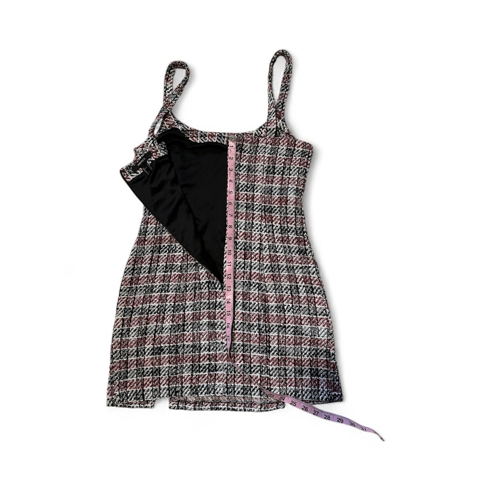Stylish Plaid Mini Dress - Picture 9 of 10
